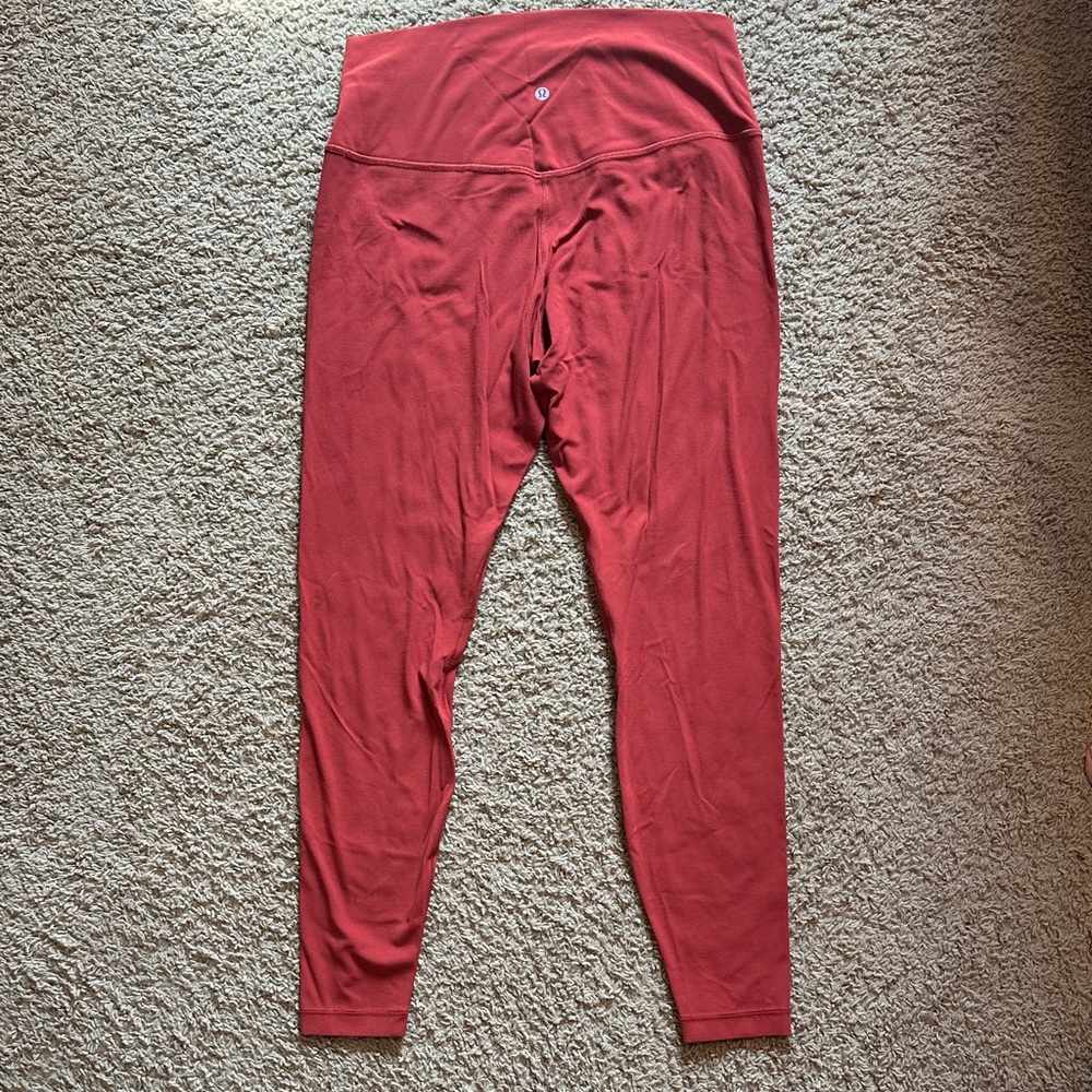 lululemon athletica Women's Burnt Orange Leggings